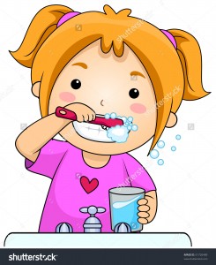 stock-vector-a-young-girl-brushing-her-teeth-vector-61720489
